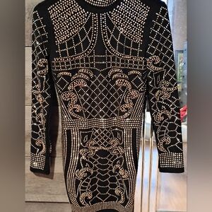 Banjul Gorgeous Gold/Silver Soft Stud Dress 🔥 NWT